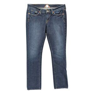 Lucky Brand Zoe Straight Jeans Womens Blue Low Rise Denim Size 6 / 28